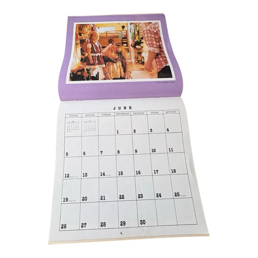 1983 E.T. The Extra-Terrestrial Calendar Vintage Movie‎ Collectible
